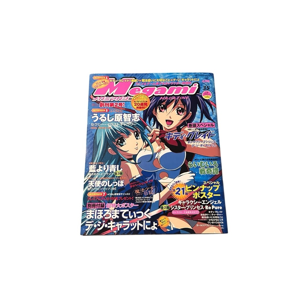 VTG Y2K Megami Magazine #35 2003 Japanese Anime & Game Bishoujo Character Kawaii